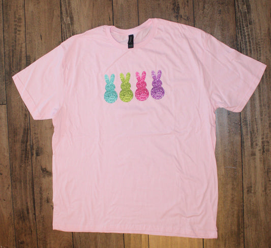 "Glitter Bunnies" Short Sleeve T-Shirt