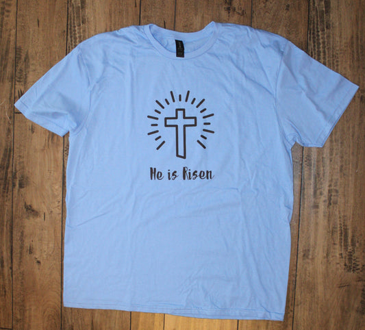 "He is Risen" Short Sleeve T-Shirt