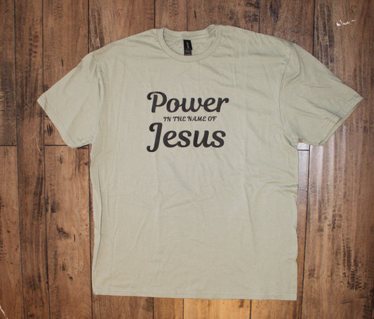 "Power in the name of Jesus" Short Sleeve T-Shirt